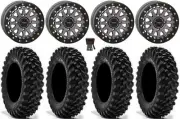 System 3 SB-6 15" Wheels Gm (5+2) 32" Warrior XT Sticky Tires Can-Am Defender