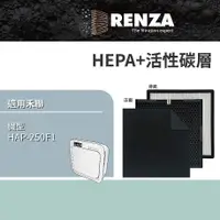 在飛比找PChome24h購物優惠-RENZA 濾網適用 HERAN禾聯 紫外線殺菌 空氣清淨機