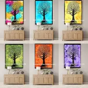 Tree of Life Indian Tapestry Mandala Wall Hanging Hippiy Table Cloth Beach Throw