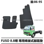 🏆【小噗噗】福壽 FUSO 8.8噸 <專用貨車腳踏墊> 腳踏板 地墊 貨車/卡車/拖車頭 防水 蜂巢式 EVA 集塵