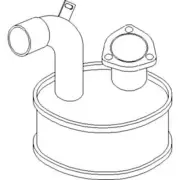 3814606M1 3814606M2 Muffler Fits Massey Ferguson 491 492 4243 4245 4253 4255 426