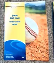 STAPLES JUMBO Book Cover BASEBALL Themed Fits most Textbooks 42835 FREE US SHIP