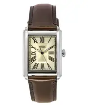 Fossil Carraway Leather Strap Cream Dial Luminous Hands Quartz FS6012 Mens Watch