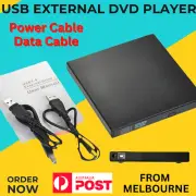 New USB External CD RW DVD ROM Writer Burner Player Drive PC Laptop for Windows