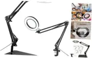 15X Magnifying Glass with Light – Real Glass Lens, 3 Color Modes & Adjustable