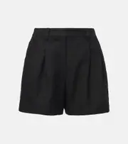 [Brunello Cucinelli] Brunello Cucinelli Cotton and linen shorts AU 16 black
