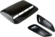 3pcs Universal Car Air Flow Intake Hood Scoop Vent Bonnet Cover,Boost Your Vehicle's Exterior Style