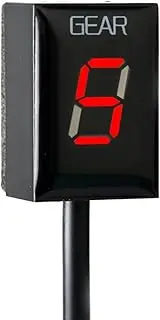 for CBF600 2008 2009 2010 2011 2012 CBF 600 EFI Motorcycle Accessories 1-6 Speed Gear Display Indicator Digital Meter Motorcycle Gear Indicator(Red)