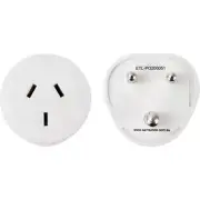 Samsonite Travel Accessories Adaptor Plug Australia to India White 86339