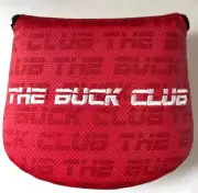 The Buck Club TBC Golf Red BLADE RUNNER Mallet Putter Cover NEW COTM