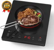3500W 220V Hot Plate Ceramic Cooktop 10 Power Levels Timer Portable AU Plug