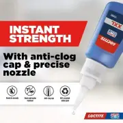 Loctite 20g XXL Super Glue Liquid, Resistant to water, Instant drying