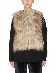 [Becagli] Becagli-Mohair Fur Vest-Donna 42