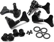BESTonZON Guitar Tuning Tuner 4 Pieces Sealed Bass Guitar Tuning Pegs for Acoustic Electric Bass