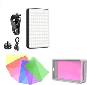 Fahgaer RGB LED Phone Selfie Light 3000Mah Battery Rechargeable Video Fill Light Portable 3 Lighting Mode Video Light