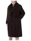 PIACENZA CASHMERE Coat Man Brown Double Chest 5982 Made IN Italy