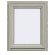 Jeld-Wen Awning Window 35.5"Hx29.5"Wx3.25"D Integrated Nail Fin Low-E Glass Tan