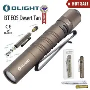 Olight I3T 180 Lumens Mini Torch Dual-Output EDC Silm Flashlight-Desert Tan