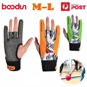 BOODUN Bowling Gloves Anti-Skid Half Finger Mittens Protective Sports Unisex AU