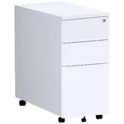 Stilford Pro Slim Filing Pedestal AFRDI White