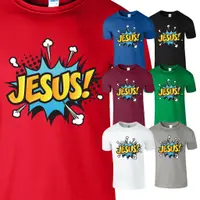在飛比找蝦皮購物優惠-Jesus 男士 Gildan 100% 純棉 T 恤基督教
