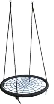 NEST SWING ROUND Blue Sensory Swing Seat Kids Therapy Special Needs Swings