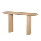 Raimon Furniture Bexley Classic Wooden Veneer Hallway Console Hall Table Natural