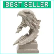 Intricately Detailed Bald Eagle Statue - Elegant Home and Collectible Decor
