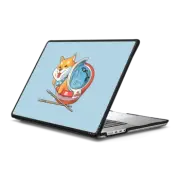 MacBook Pro 16-inch (M1 - M4) Impact Case Shiba Dog Ramen Japanese Manga Blue