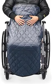 [ZEMBSOYA] Knee Blanket Adjustable Waist Waterproof Windproof Thick Warm Plush Blanket for Outdoor Use