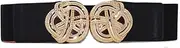 [ZAHSY] Vintage Stretch Elastic Cinch Belt for Dresses Western Belts for Woman Retro Waistband for Dress Belt Women