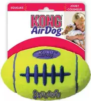 Kong Airdog Football Medium Squeaker Dog Fetch Toy