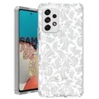 For Samsung Galaxy A23 5g A52 A53 TPU Case Cover+Glass(Vine Damask)