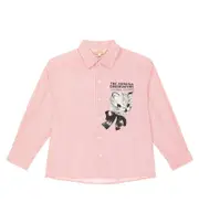 The Animals Observatory Wolf printed cotton shirt