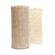 14" Width- Mesh Pre-Woven Cane - Rattan Cane Webbing roll -Net Open Weave Wic...