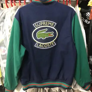 二手品supreme X lacoste 棒球外套