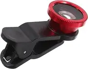 Angoily 3-in-1 Smartphone Lens Set Macro Wide Angle Fish Eye Lenses Clip on Phone Camera Lenses for