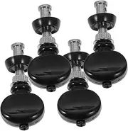 NOLITOY Set of 4 Tuning Pegs for Ukulele Key Tuners Plastic Button Tuning Machines for String Instruments