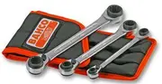 Bahco S4RM/3T - Reversible ratchet Spanner Set 3 Piece