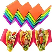 Taco Holder Stand, Taco Shell Holder | Large Taco Stand - Taco Serving Tray, Dishwasher and Microwave Safe, Taco Bar Supplies for Home Restaurant Taco Night