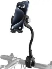 Gooseneck Phone Holder for Wheelchair, Bike, Spin Bike, Stroller, Boat, Mic S...