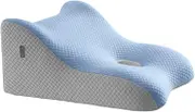 Generic Face Down Pillow Prone Pillow Support Multipurpose Trendy Bed Wedge Pillow Bed Pillow for Sleeping Watching Movies Reading, Blue Light Gray