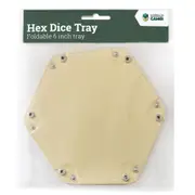 Let's Play Games Hex Dice Tray 6" Yellow
