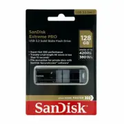 Sandisk Extreme Pro 128GB USB 3.2 SSD USB Flash Drive Read 420MB/s CZ880 E