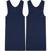 Bonds Men's Everyday Chesty Singlets 2 Pack - Navy