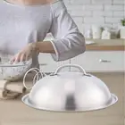 Burger Cover Stainless Steel Griddle Accessories Steaming Cover for BBQ