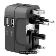 FAST 3.4/5A Universal Travel Adapter 5 USB & Type-C Outlet Converter Plug Power