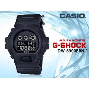 CASIO 時計屋 卡西歐手錶 DW-6900BBN-1D 電子錶耐衝擊構造 防水 LED照明 DW-6900BBN
