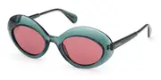 Max & Co. MO0080 98S Women’s Sunglasses Green Size 52
