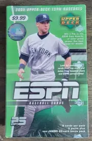 2005 Upper Deck ESPN Baseball Blaster Box (47 Cards) - Factory Sealed
